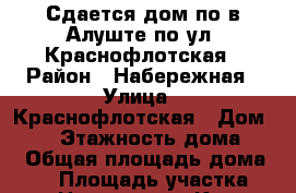 Сдается дом по в Алуште по ул. Краснофлотская › Район ­ Набережная › Улица ­ Краснофлотская › Дом ­ 20 › Этажность дома ­ 1 › Общая площадь дома ­ 80 › Площадь участка ­ 600 › Цена ­ 4 000 - Крым, Алушта Недвижимость » Дома, коттеджи, дачи аренда   
